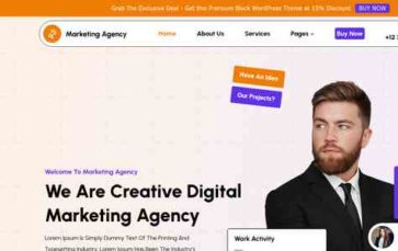 Marketing Firm Pro (screenshot desktop)