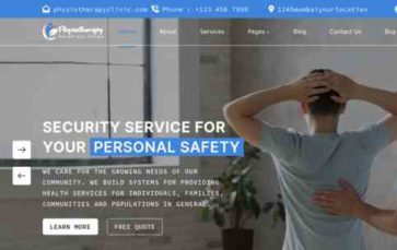 Physiotherapy Clinic Pro (screenshot desktop)