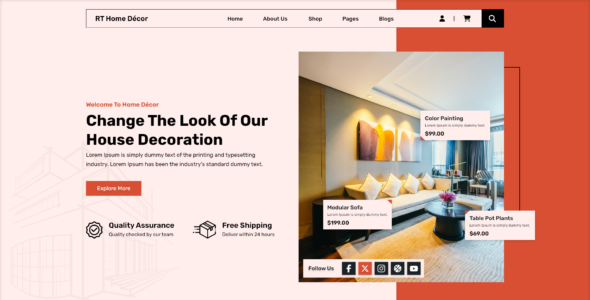 Radiant Home Decor Pro (WP Radiant)