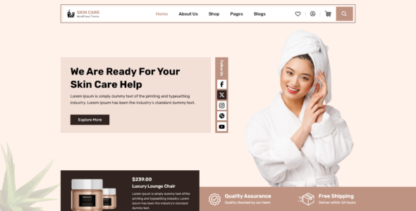Skincare Product Store Pro (WP Radiant)