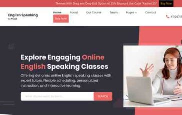 Spoken English Classes Pro (screenshot desktop)