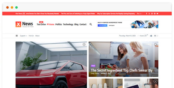 News Magazine X Pro (WP Royal)