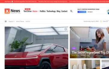 News Magazine X Pro (screenshot desktop)