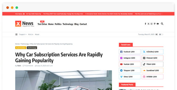 News Magazine X (WP Royal)