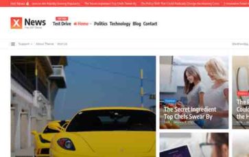 News Magazine X (screenshot desktop)