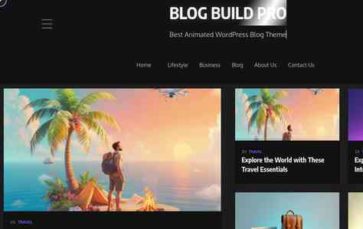 Blog Build Pro (screenshot desktop)