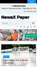 NewsXPaper Pro (screenshot mobile)