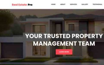 RealEstate Press Pro (screenshot desktop)