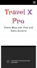 Screenshot Mobile Travel X Pro (screenshot mobile)
