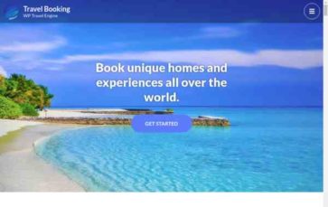 Travel Booking (screenshot desktop)