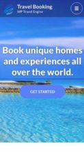 Travel Booking (screenshot mobile)