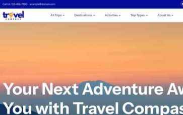 Travel Compass (screenshot desktop)