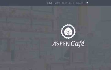 Cafe (Divi Space) (screenshot desktop)
