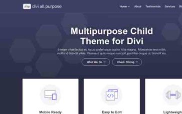 Screenshot Desktop Divi All Purpose (screenshot desktop)