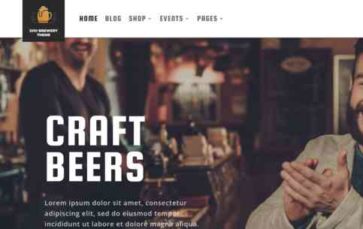 Screenshot Desktop Divi Brewery (screenshot desktop)