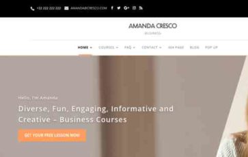 Divi Courses (screenshot desktop)