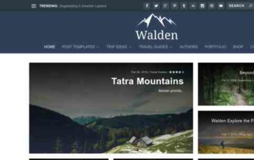 Walden (screenshot desktop)