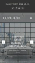 WPCasa London (screenshot mobile)