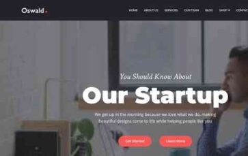 Oswald Lite (screenshot desktop)