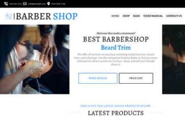 Barbershop Pro (screenshot desktop)
