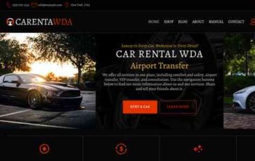 Car Rental WDA Pro (screenshot desktop)