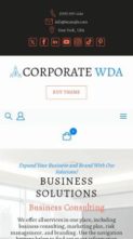 Corporate WDA Pro (screenshot mobile)