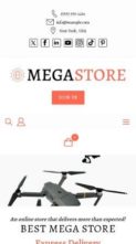 MegaStore (WpDevArt) (screenshot mobile)