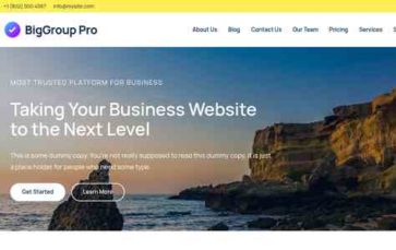 BigGroup Pro (screenshot desktop)