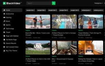 BlackVideo Pro (screenshot desktop)