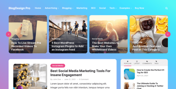 BlogDesign Pro (WPEnjoy)