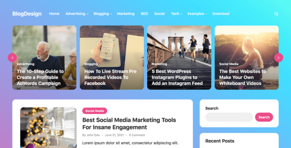 BlogDesign (WPEnjoy)