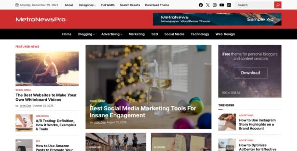 MetroNewsPro (WPEnjoy)