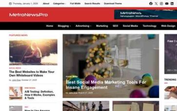 MetroNewsPro (screenshot desktop)