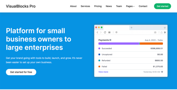 VisualBlocks Pro (WPEnjoy)