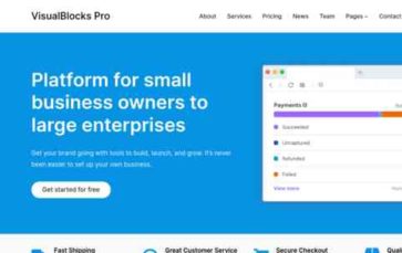 VisualBlocks Pro (screenshot desktop)