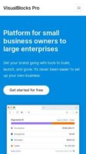 VisualBlocks Pro (screenshot mobile)