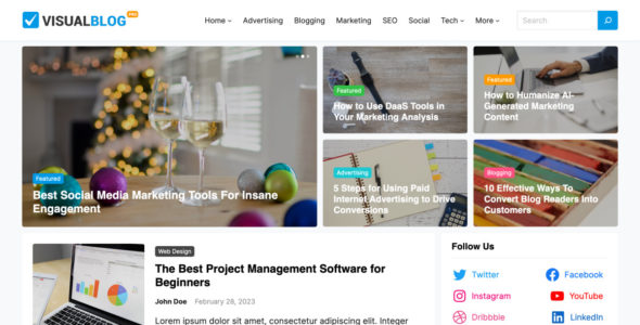 VisualBlog Pro (WPEnjoy)