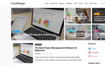 VisualBlogger (screenshot desktop)