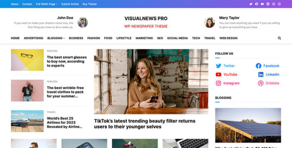 VisualNews Pro (WPEnjoy)