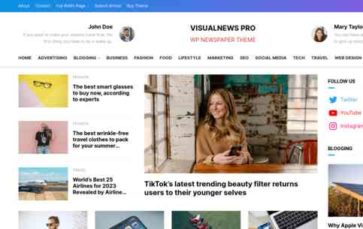 VisualNews Pro (screenshot desktop)