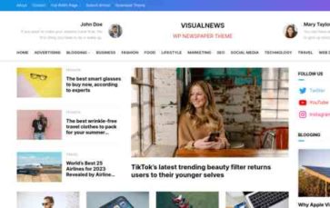 VisualNews (screenshot desktop)