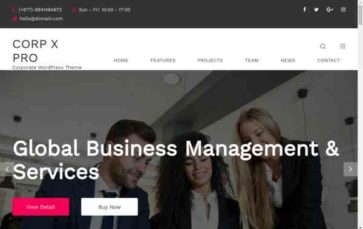 Corporate X Pro (screenshot desktop)