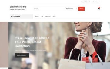 Ecommerce Pro (WPCodeThemes) (screenshot desktop)