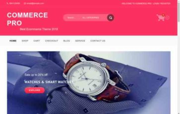 WP Commerce Pro (screenshot desktop)