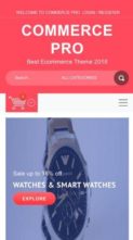 WP Commerce Pro (screenshot mobile)