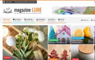 Magazine Lume Pro (screenshot desktop)
