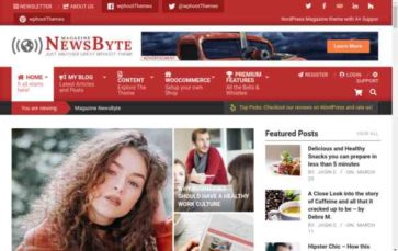 Magazine News Byte Pro (screenshot desktop)