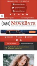 Magazine News Byte Pro (screenshot mobile)