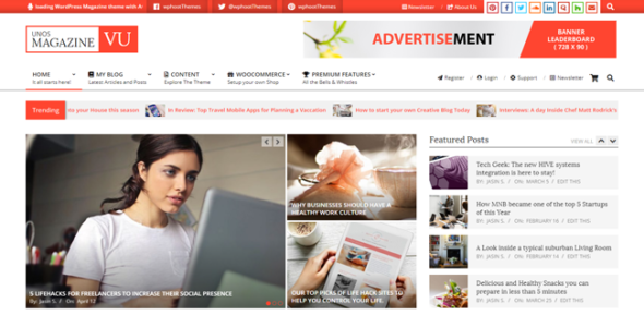 Unos Magazine Vu Pro (wpHoot)