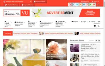 Unos Magazine Vu Pro (screenshot desktop)